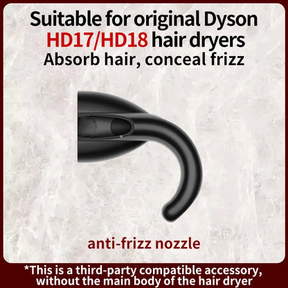 Suitable for Dyson Hair Dryer Drying Cover Hd17 Anti-Flyaway Diffuser Nozzle Dyson Styling Hair Dryer Hd18 Accessories