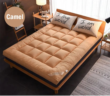 Down soft mattress five-star hotel three-dimensional thickened 10cm mattress student dormitory 0.9m/1.2m soft cushion quilt