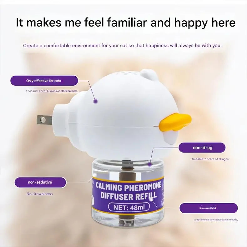 6-pack pet soothing electric heating supplement liquid, cat and dog pheromone, emotional soothing and soothing agent
