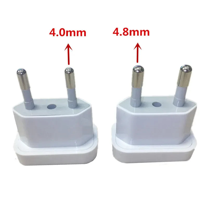 1Pcs EU Adapter Travel Converter Adapter American China US To EU Plug Euro Plug electrical Adapter AC Electrical Socket Outlet