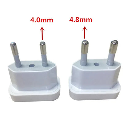 1Pcs EU Adapter Travel Converter Adapter American China US To EU Plug Euro Plug electrical Adapter AC Electrical Socket Outlet