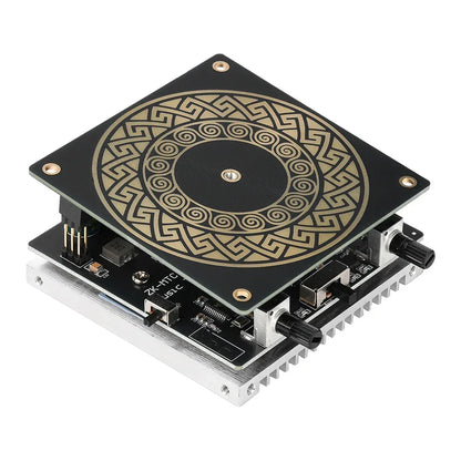 Mini Tesla Coil with Bluetooth Music Sync Adjustable Arc Length Touchable Safe Low-Voltage Design RGB Light Show