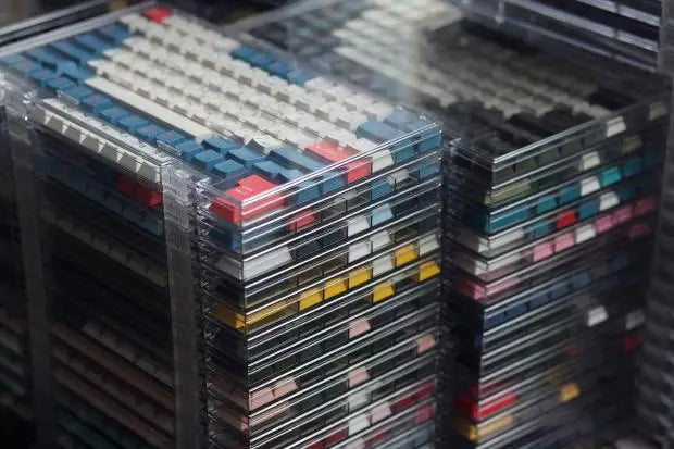 Keycaps Organizing Storage Tray PC Keycaps Container PC Material Keycaps Storage Box