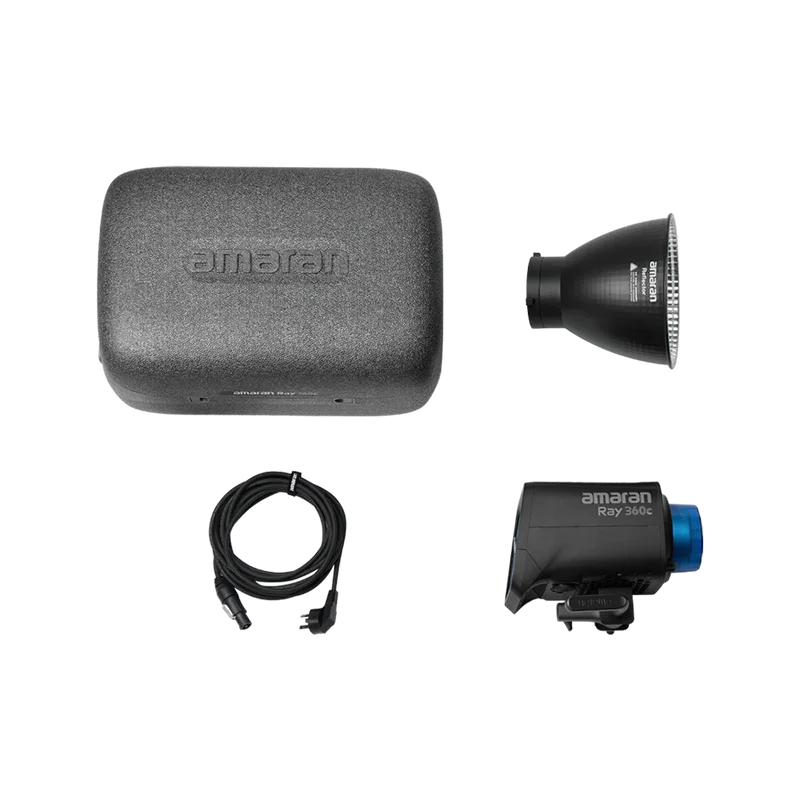 【NEW】amaran Ray 360c 2,300K - 10,000K 360W Full-color Bowens Mount COB Light Video Recording by Aputure