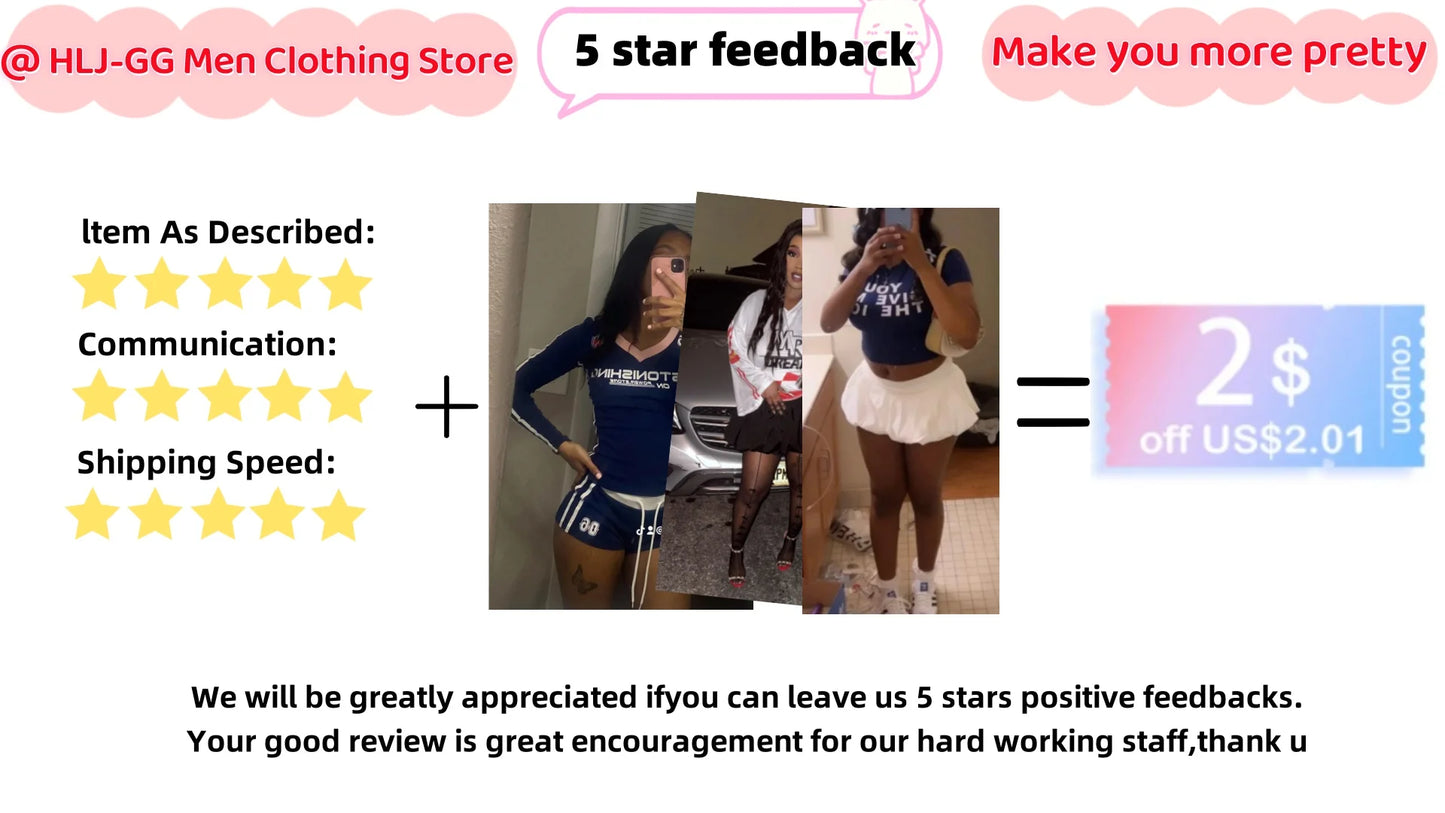 HLJ&GG White Knit Letter Fashion Y2K Outfits Women O Neck Sleeveless Slim Crop Top + Lace Plaid Shorts Two Piece Sets Streetwear