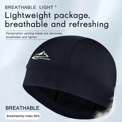 Cooling Cap Helmet Lining Breathable Sweat Wicking Cycling Sports Running Hat Comfortable Outdoor Hiking Cap Quick Dry Cap