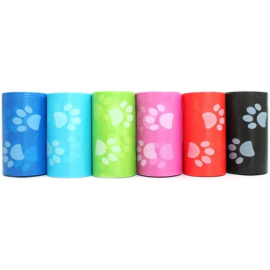 120 Rolls Dog Poop Bag Outdoor Cleaning Poop Bag Outdoor Clean Pets Supplies for Dog 15Bags/Roll Refill Garbage Bag Pet Supplies by PDG ibma