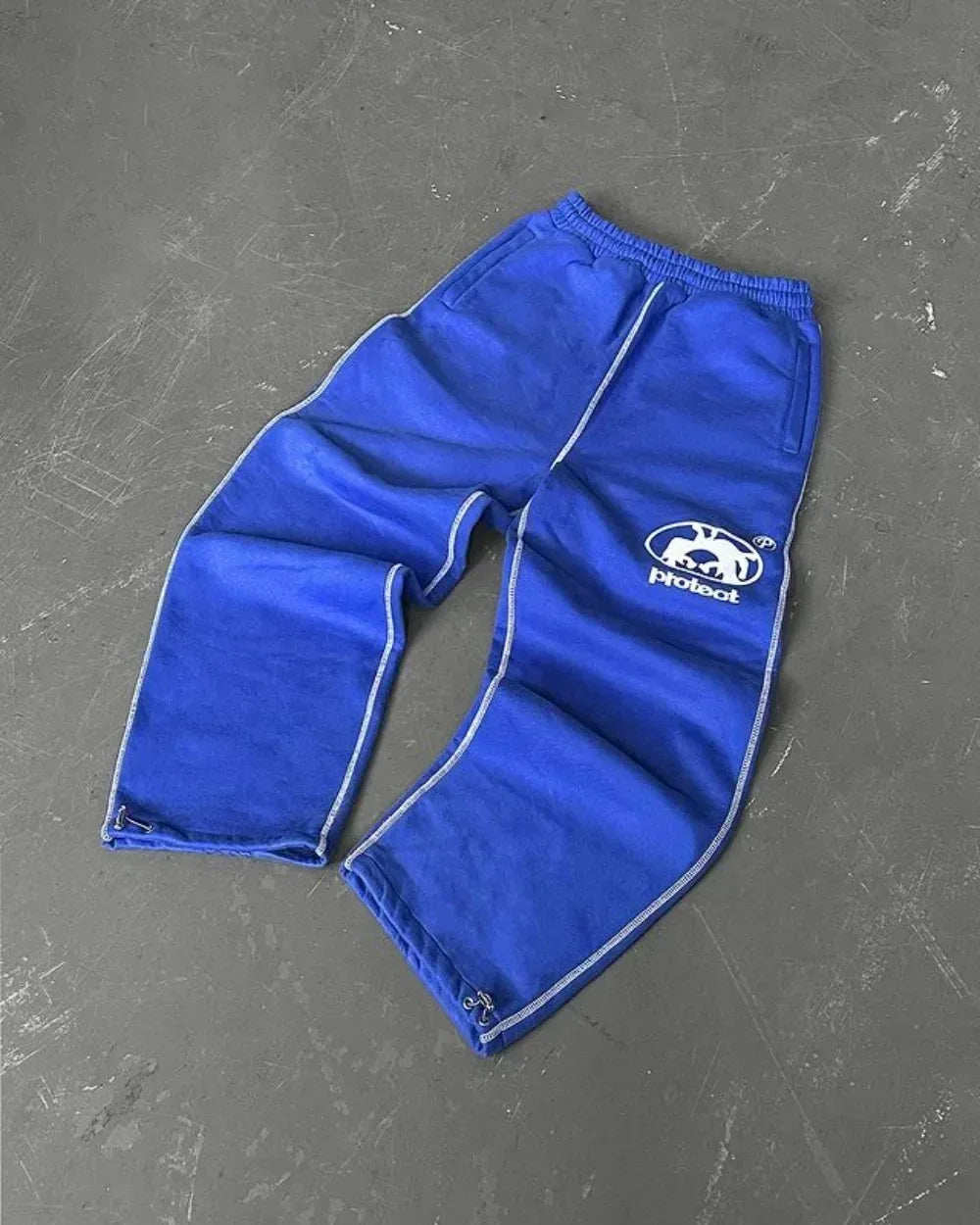 Man Y2k Pants Joggers Men Streetwear Embroidered Pink Long Sweatpants Cargo Clothing Casual Police Trousers American Harajuku