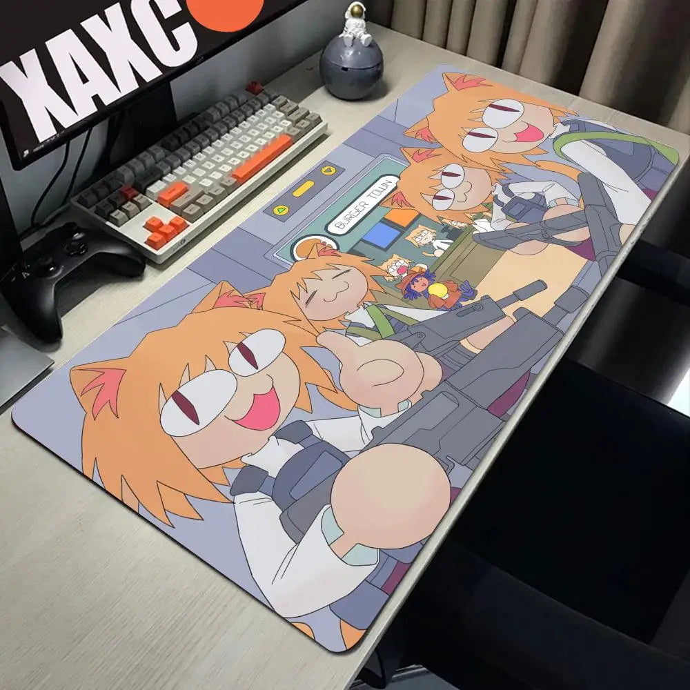 Neco-arc Gamer Cabinet Mouse Pad Anime Gaming Accessories Rubber Keyboard Office Tables Computer Desk Mat Carpet Mousepad