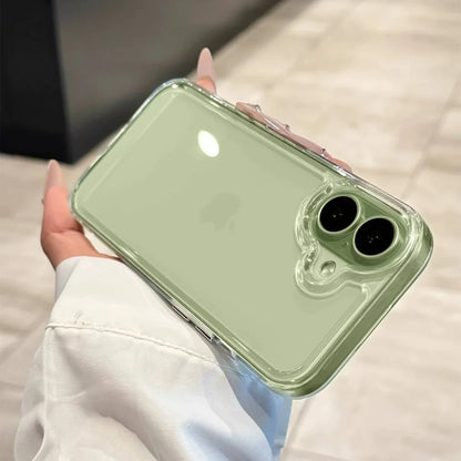 Transparent Acrylic Clear Phone Case For iPhone 17 Air 16 15 14 13 12 11 Pro Max Plus XS X XR Shock Proof Protection Back Cover