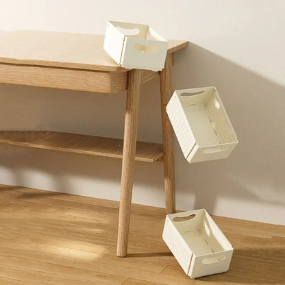 Plastic Expandable Storage Box Adjustable Stackable Retractable Storage Container Space Saving Large Capacity Drawer Storage Box