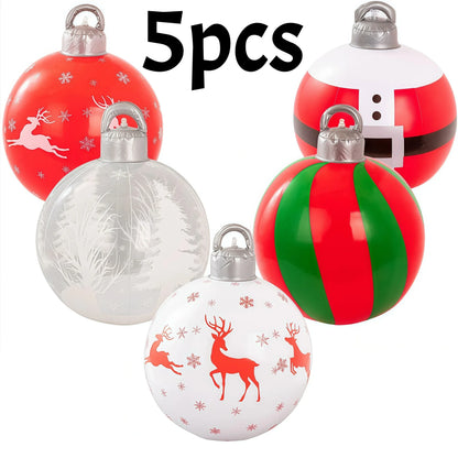 Multiple Styles Giant Inflatable Christmas Ball Home Outdoor Inflatable Decoration Christmas Snowman PVC Inflatable Decorated