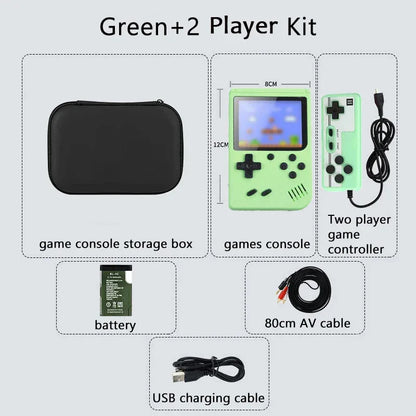 Built-in 400 FC Games with Portable Case 3.0 Inch LCD Screen Video Game Player Kids Boys Gift for Retro Handheld Game Console