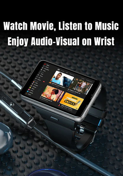 S999 4G LTE Smart Watch Android 11.0 OS 4GB RAM 64GB ROM 2.88" Big Screen 2MP/8MP Dual Camera Quad Core 2300mAh Men Smartwatch