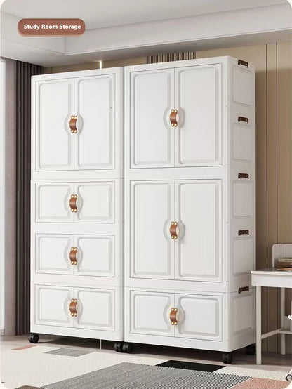 Locker Locker Locker Household Locker Clothes Installation Free Plastic Multi Layer Foldable Large Capacity Practical Cabinet