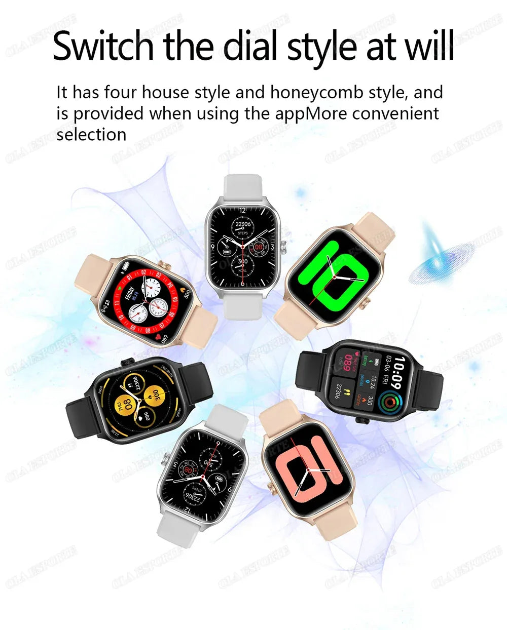 2.01'' Sports SmartWatch Fitness Clock Health Monitor Waterproof Smartwatch Wireless Call Watches For Men Women IOS Andriod 2025