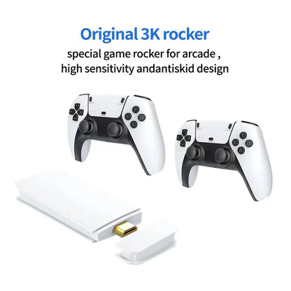 M15 Plus Game Stick Pro HD Output Retro Video Game Console Mini TV Handheld Classic Home Plug and Play Gaming Player