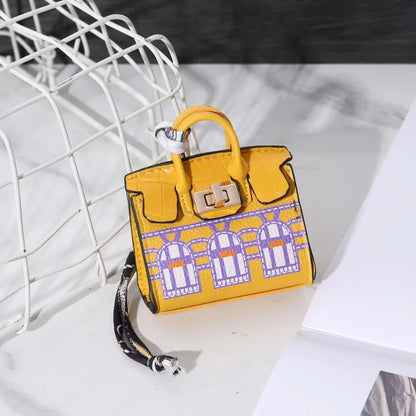2026 New Mini House Small Bag, Handheld, Portable, Hand Rope, Bluetooth Earphone Bag, Zero Wallet, Multi Functional Small Bag