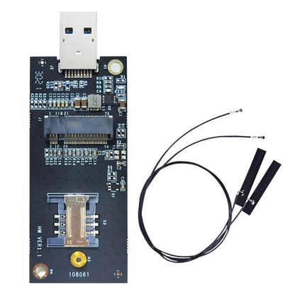 M2 USB Adapter DW5821E M2-NGFF DW5811e DW5816E EM7455 L860-GL USB3.0 Expansion Card for 3G/ 4G/ 5G LTE Module