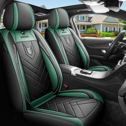 1pcs All inclusive seat cover full leather car seat cushion Driver's seat cover or passenger seat cover all season universal pad by PDG ibma