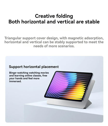 Original Xiaomi Pad 7 / Pad 7 Pro Magnetic Case 11.2" Double sided Protective Shell Smart Wake-up PU Material Bracket Black