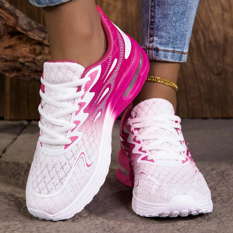 YRZL Women Sneakers Shoes Breathable Lightweight Running Shoes Non Slip Wear Resistant Comfortable Women's  Walking Shoes