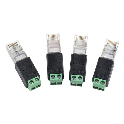 RJ45 to RS485 Converter RJ45 Terminal Adapter RJ45 to RS485 Adapter Crystal Head to Terminal