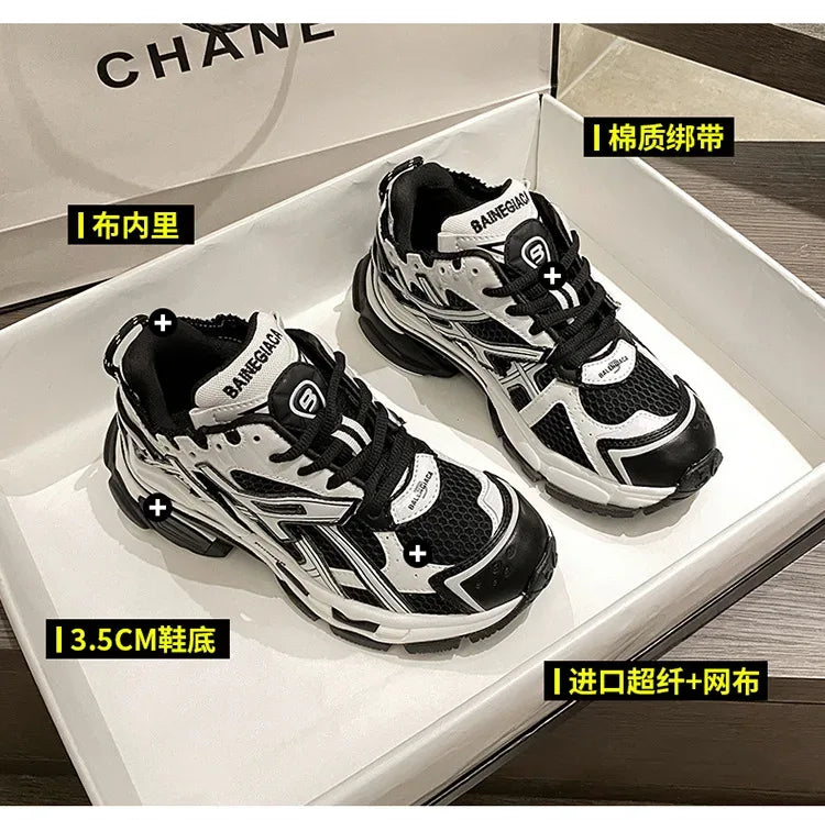 New Women Breathable PU Leather Sneakers Running Flat Shoes Sport Shoes Breathable Casual Shoes Women Chaussure Femme Sapatos