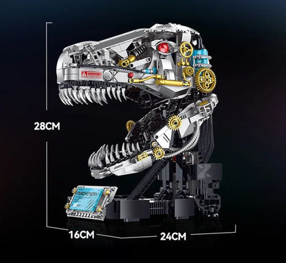 Mechanical Dinosaurs Building Blocks Model Simulated Electric Toys Christmas Gifts for Boys Kids Children Technical Toy Ornament