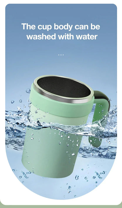 Detachable Automatic Mixing Coffee Cup Intelligent Temperature Measuring Rechargeable Mug Suitable for Office/Kitchen/Travel