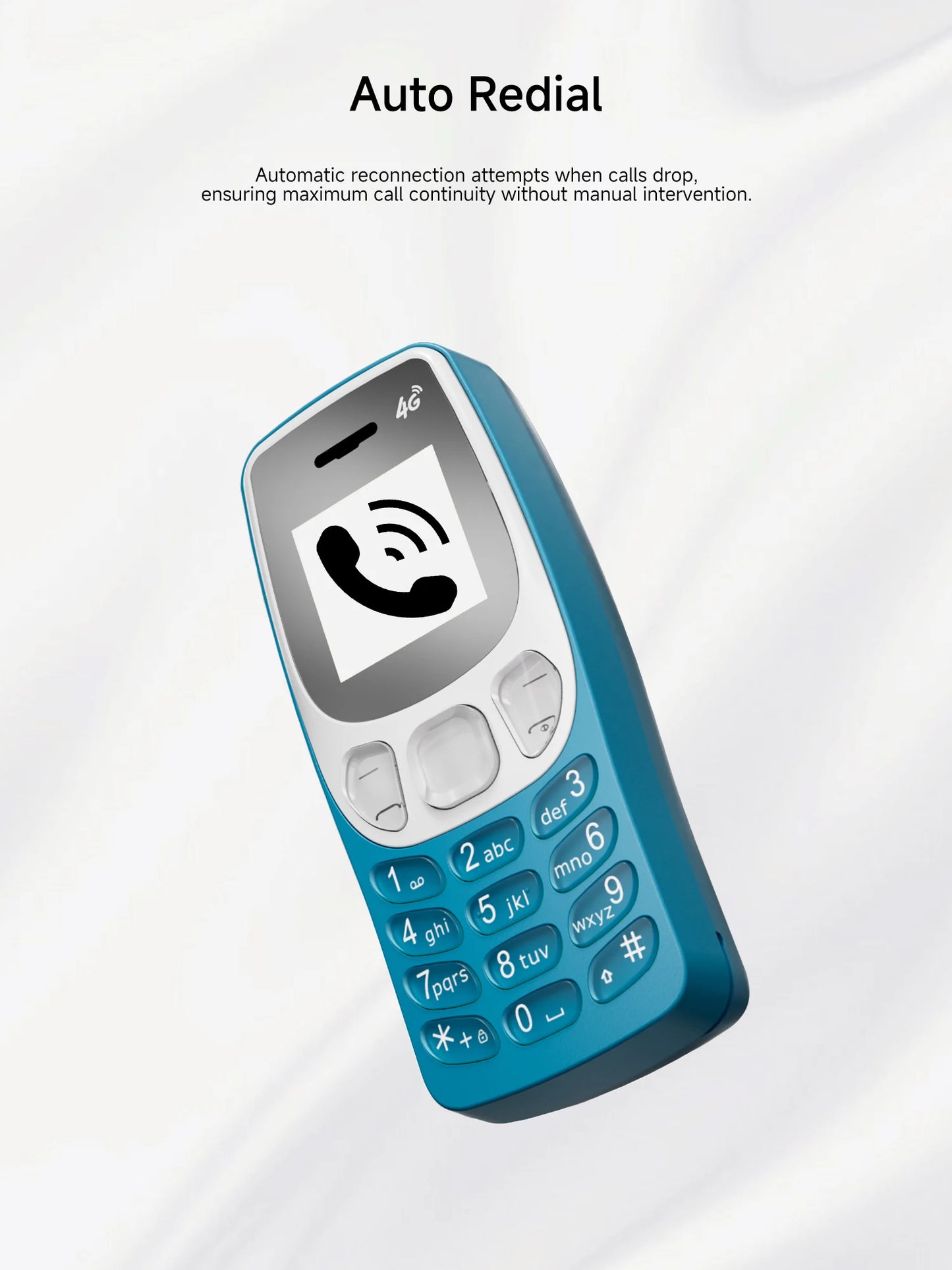 SERVO BM80 LTE 4G Mini Mobile Phone Dual SIM Standby Speed Dial Blacklist Call Recording 0.85" Screen Super Small Phones Back-up