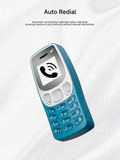 SERVO BM80 LTE 4G Mini Mobile Phone Dual SIM Standby Speed Dial Blacklist Call Recording 0.85" Screen Super Small Phones Back-up