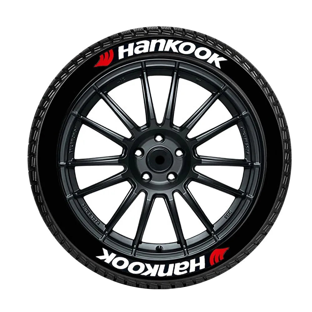 Hankook Universal 3D Auto Waterproof Tire Sticker Car Wheel Rubber Conjoined Lettering Decals Accessories