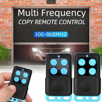 300-868Mhz RF Duplicator Remote Control Auto Copy Remote Control Fixed Code 433mhz 315Mhz Wireless Remote For Gate Garage Door