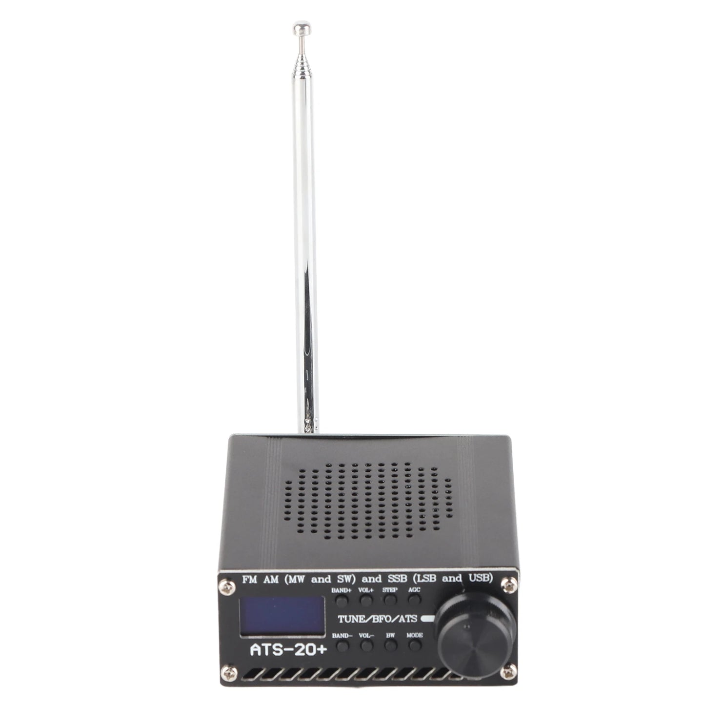 Full Band Radio Receiver AM LW MW SW SSB LSB USB Scanner Portable with Antenna ATS-20+ Si4735 Electronic Components