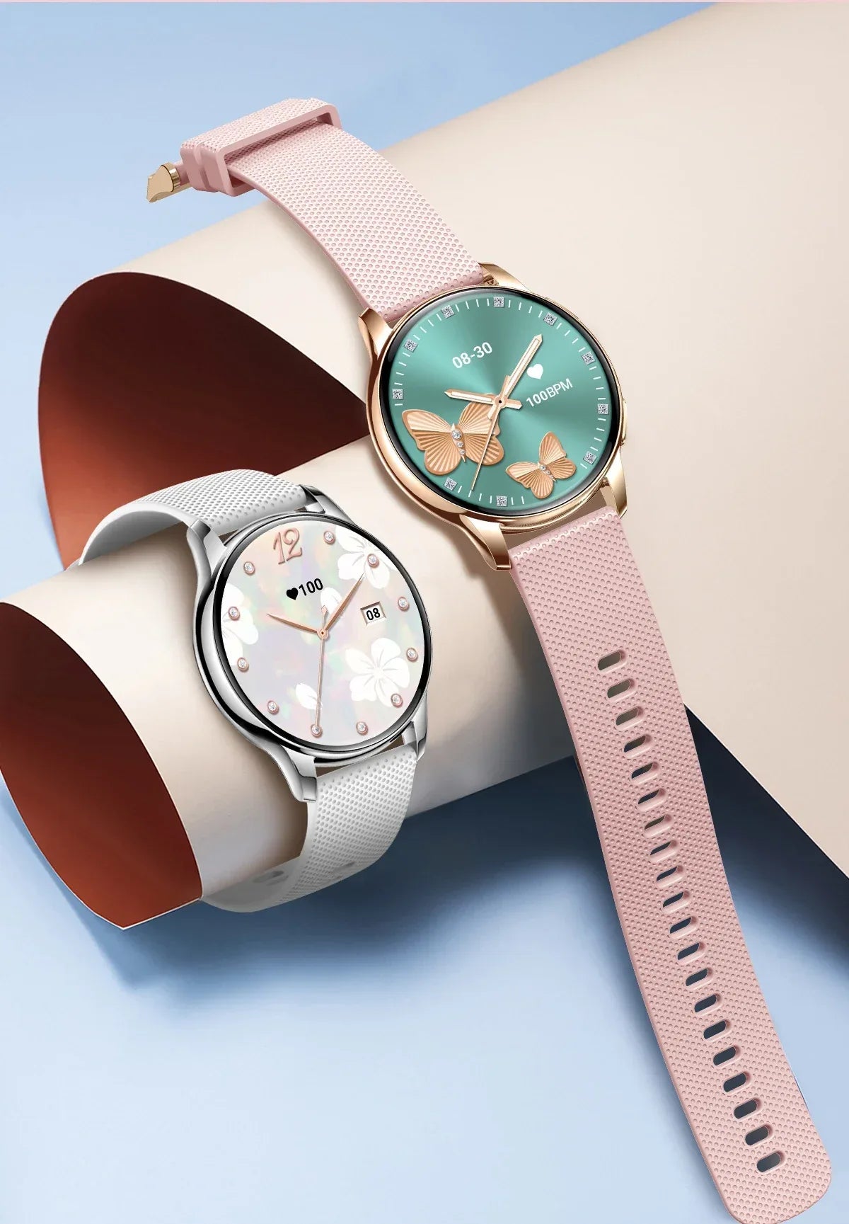 New Original Ultra Thin Women SmartWatch 1.32"AMOLED Display HD 466*466 Always Show Time Call Reminder for Women Smartwatch gift