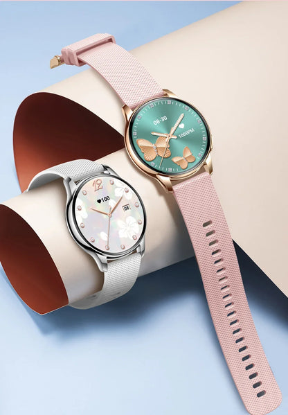 New Original Ultra Thin Women SmartWatch 1.32"AMOLED Display HD 466*466 Always Show Time Call Reminder for Women Smartwatch gift