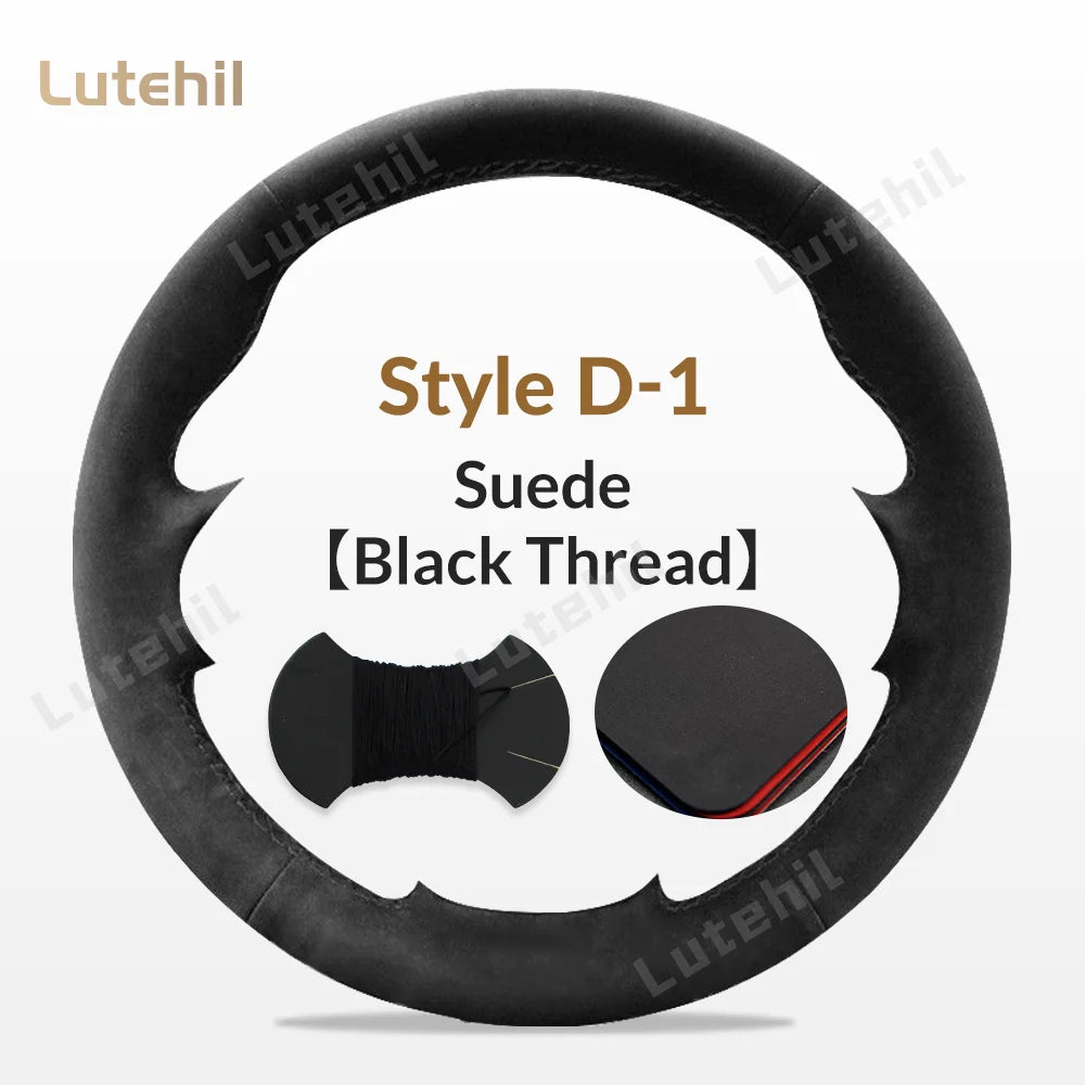 For Seat Ibiza 2004 2005 2006 Custom Car Steering Wheel Braid Cover Hand Sewing DIY Artificial leather Suede Car Accessories by PDG ibma