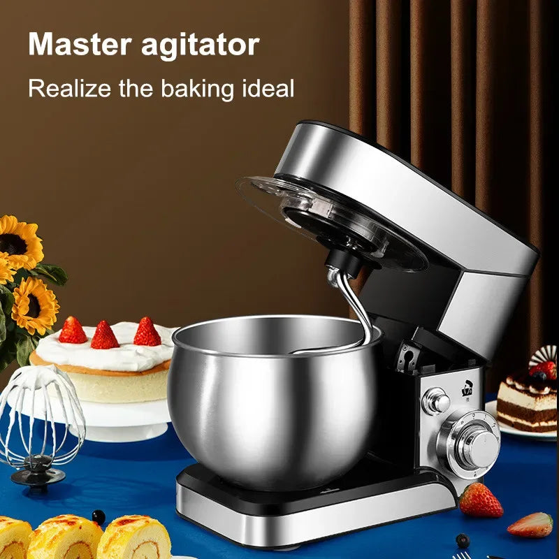 Stand Mixer – Home Kitchen Machine with Dough Hook, Beater & Whisk, 1200W Powerful Motor for Baking/Cooking, Tilt-Head Design