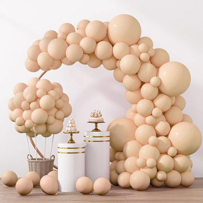 104 Pieces Ruby Red Balloon Red Garland Arch Set with Different Sizes, Suitable for Birthday, Wedding, Valentine's Day