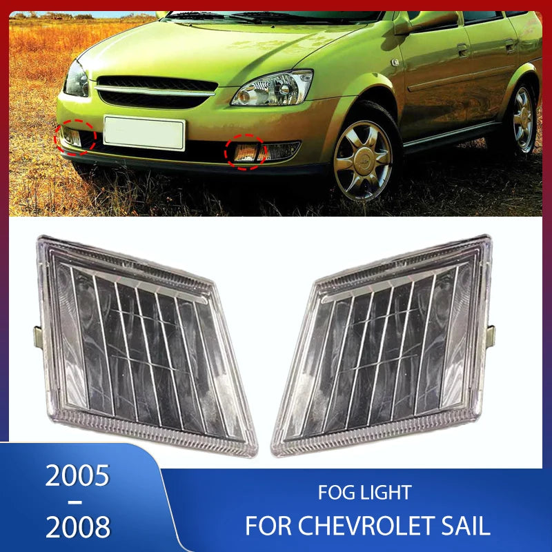 Car Frront Bumper Fog Light False Lamp Inner Corner Turn Signal Light Headlight Marker For Chevrolet Sail 2005 2006 2007 2008