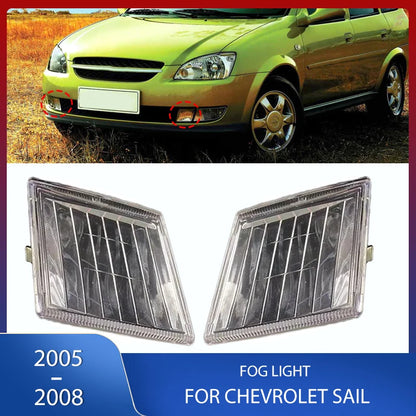 Car Frront Bumper Fog Light False Lamp Inner Corner Turn Signal Light Headlight Marker For Chevrolet Sail 2005 2006 2007 2008