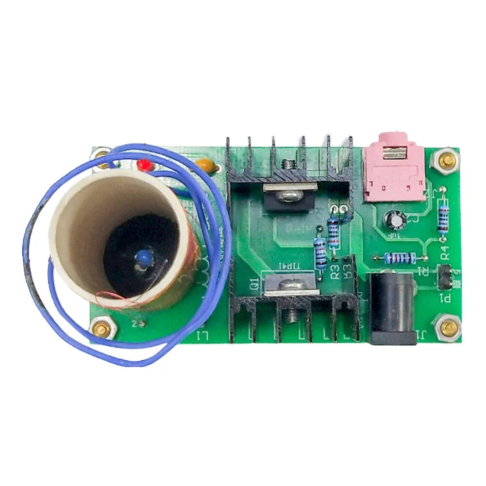 Mini for Tesla Coil DIY Kits Arc Experiment Wireless Transmission High Temperature High Pressure Plasma DC15-24V 15W 2A