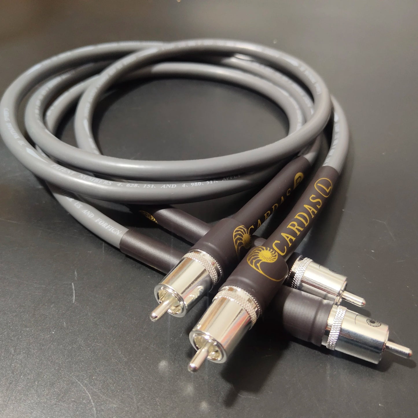 CARDAS TWINLNK IIC oxygen-free copper OFC audiophile RCA to RCA audio cable signal line with original silver plated RCA plug