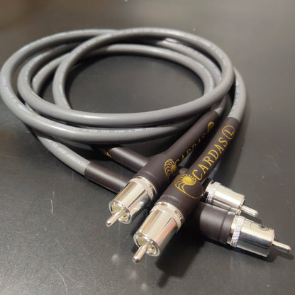 CARDAS TWINLNK IIC oxygen-free copper OFC audiophile RCA to RCA audio cable signal line with original silver plated RCA plug