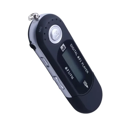 ABVO-Portable USB MP3 Player Music Player Digital LCD Screen Bluetooth FM Radio Multifunction MP3 Music Player