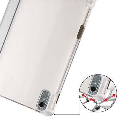Coque For Lenovo Xiaoxin Pad Pro 2025 Case PU Leather Soft Back Stand Cover For Xiaoxin Pad Pro 12.7 2025 Case with Pen Holder
