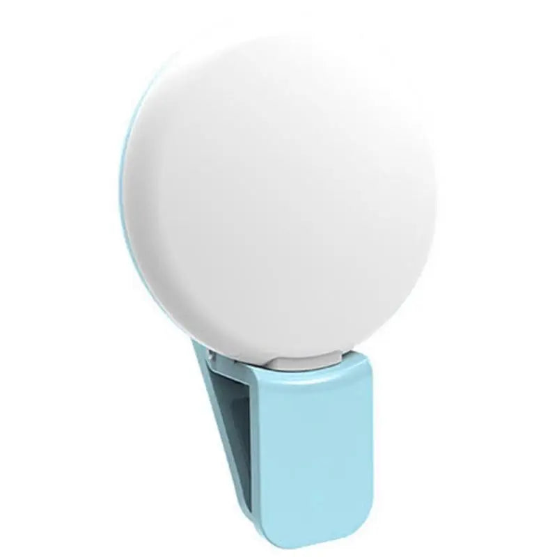 Portable Mini LED Selfie Ring Light for Mobile Phones Durable Three Step Dimming Photography Clip-On Fill Light for Perfect Self