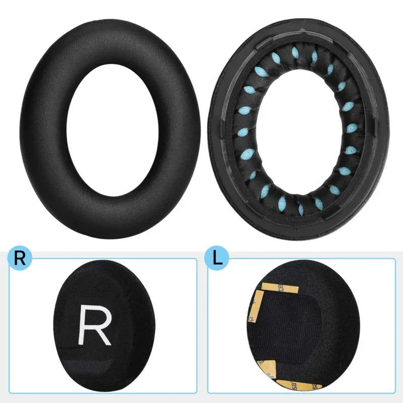 Replacement Ear Pads Earpads Cushion Kit Earmuffs Headband Repair Parts for Bos 700 NC700 Noise Cancelling Wireless Headphones