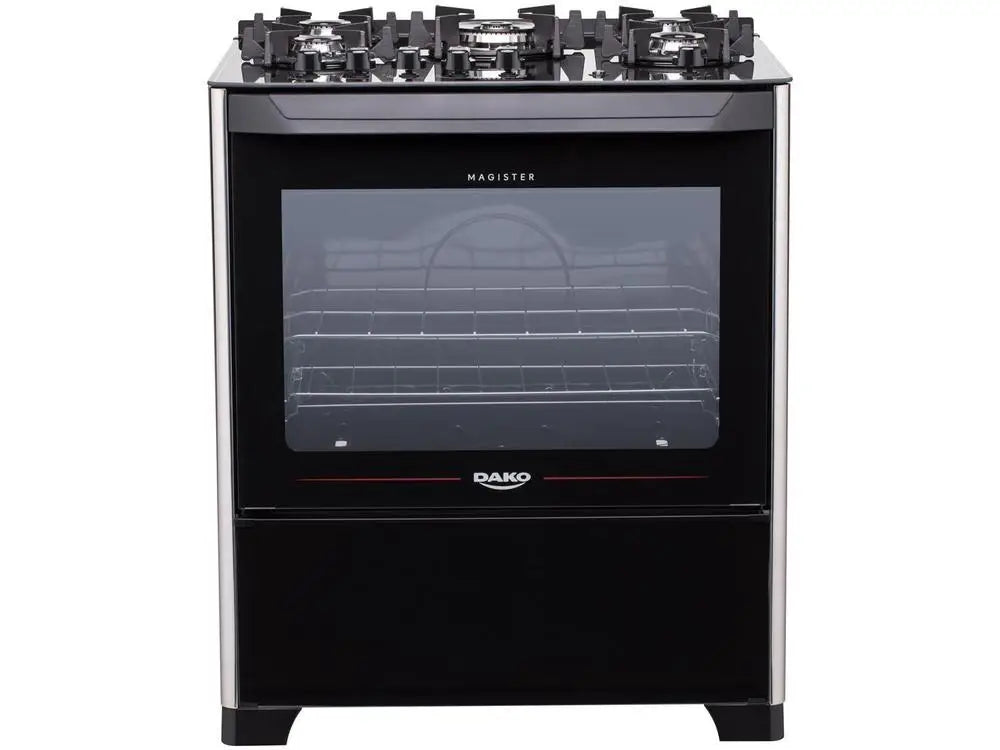 5 Stove Dako Black Automatic Light-Bivolt